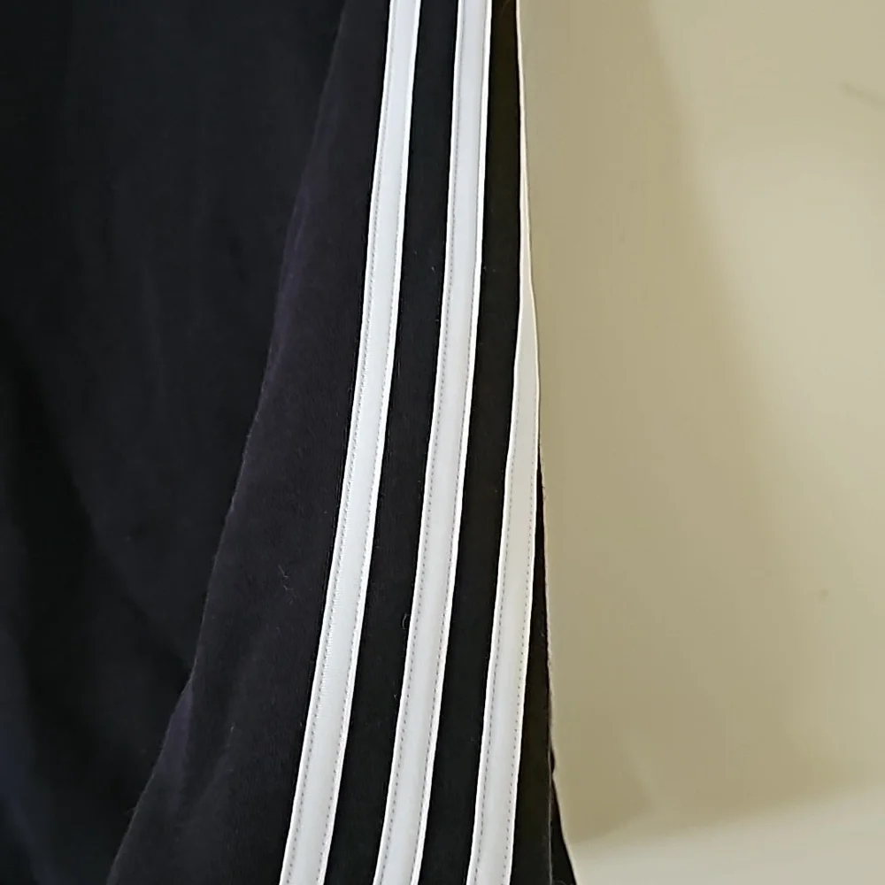 Adidas Men Pullover Sweatshirt Long Sleeve 3 Striped Size S